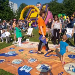 Gra dla dzieci, stoisko plenerowe dla dzieci, csr